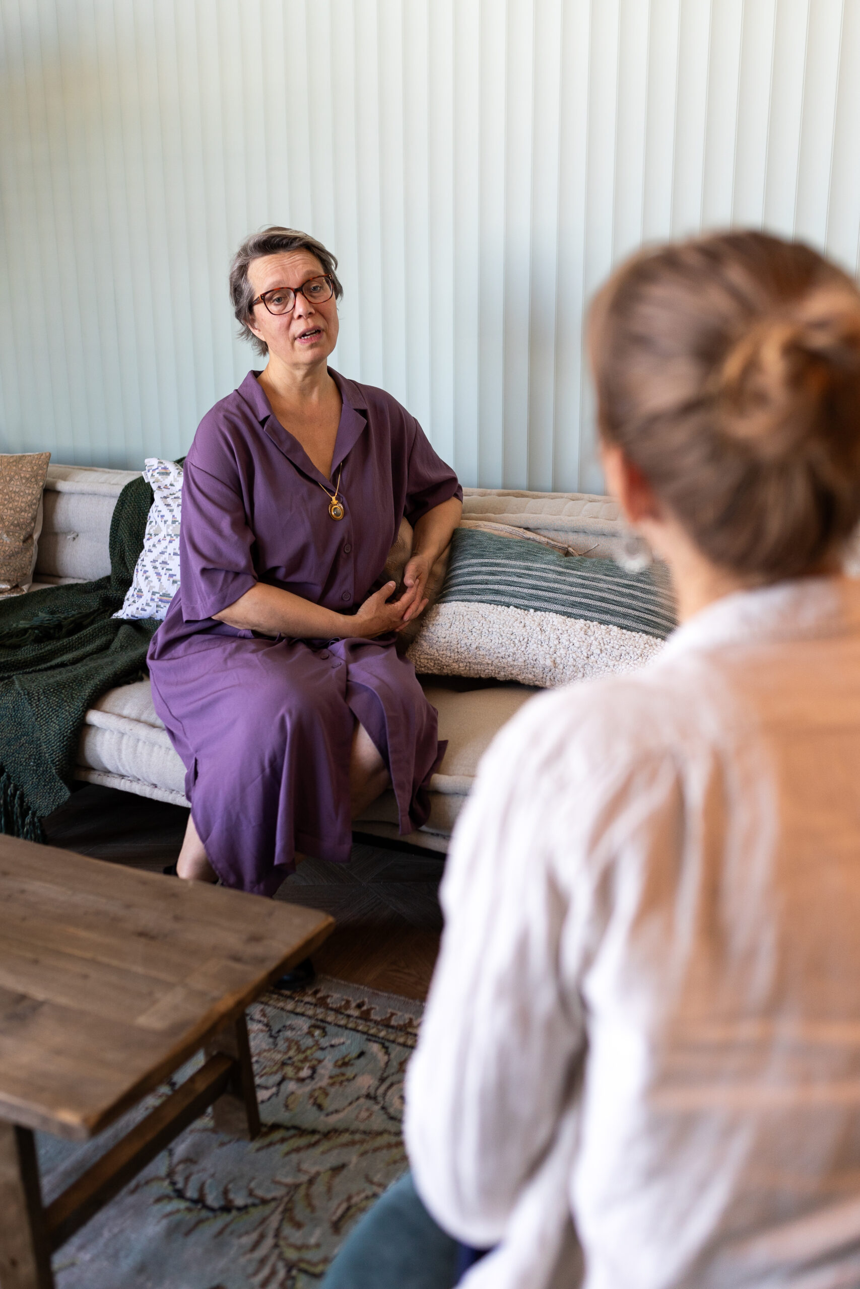 1-op-1 coaching voor moeder in praktijkruimte in Haarlem